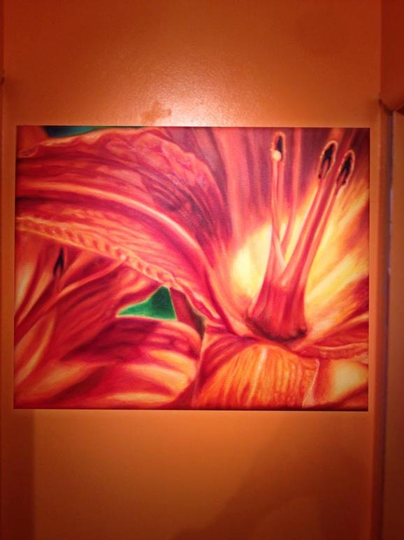 Michele Wortman - Tiger lily 04 wall example